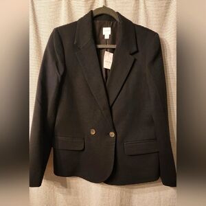 J.Crew Blazer~New with tags~size 10~black
